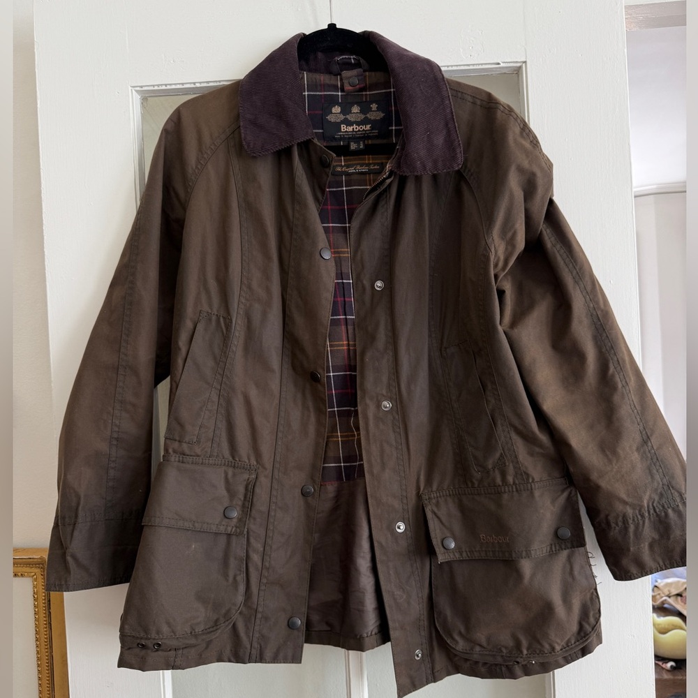 The Original Barbour Tartan Jacket Size USA 8